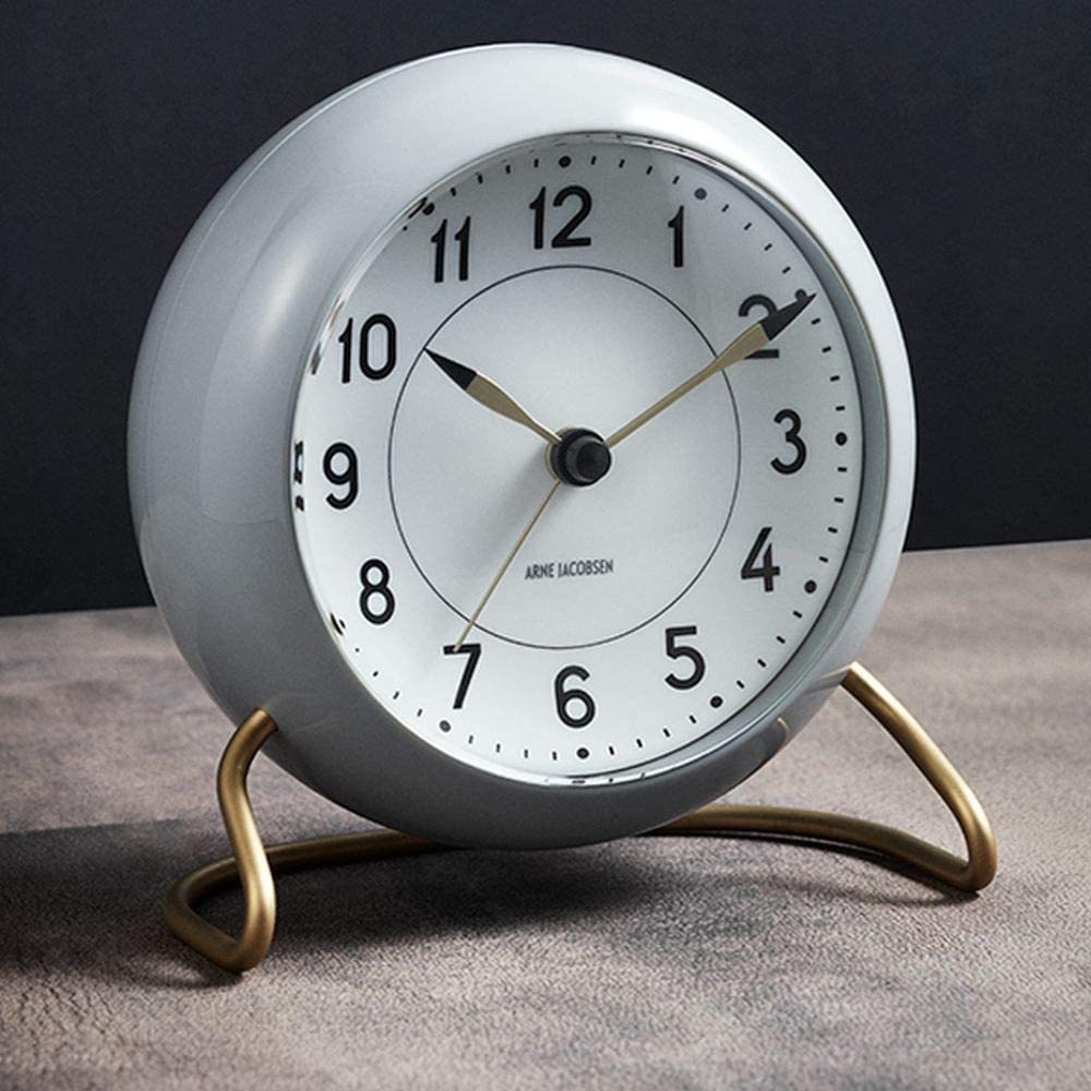 Arne Jacobsen Station Alarm Clock - Grey – Market Irvine