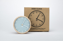 TAIT-Glacier Solid Maple and Aluminum Desk Clock