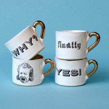 Kuhn Keramik Alice Medium Coffee Cup Glam Albert Einstein