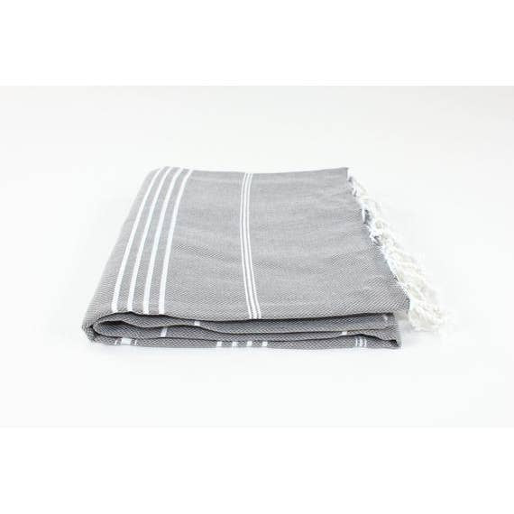 Turkish Linen & Towel-Turkish Classic Striped Peshtemal Towel
