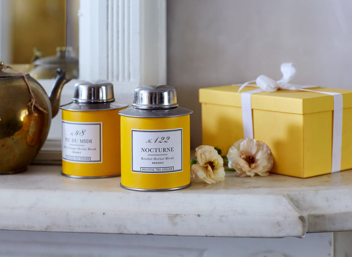 Bellocq Nocturne Collection Yellow Traveler Caddy Set