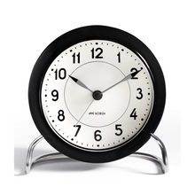 Arne Jacobsen  Station Alarm Clock - Black