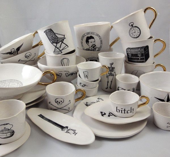 Kuhn Keramik Alice Medium Coffee Cup Glam Audrey Hepburn