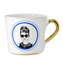 Kuhn Keramik Alice Medium Coffee Cup Glam Audrey Hepburn